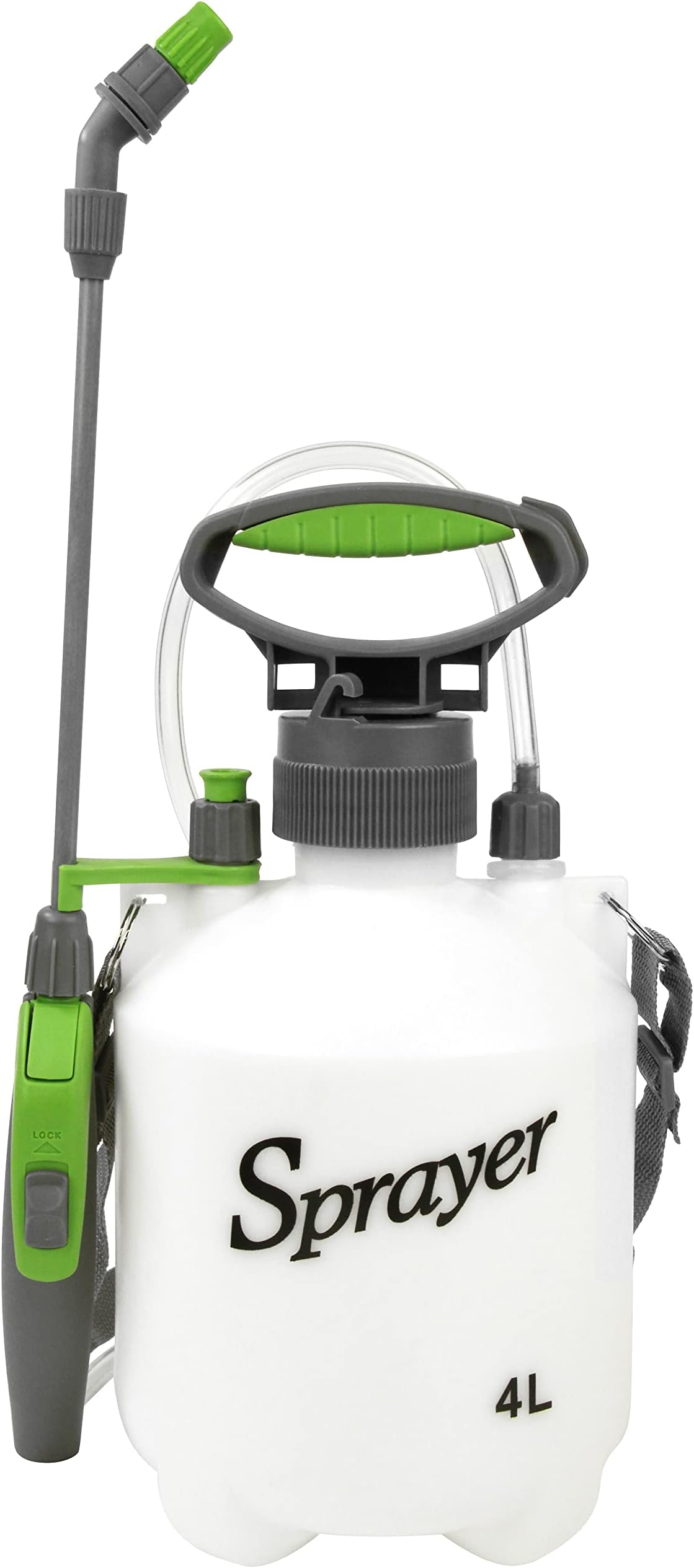 E-Value SAS-4000N Pressure Sprayer, 1.6 gal (4 L), Shoulder Bag, Nozzle Length 11.8 inches (30 cm), Herbicide Nozzle Included