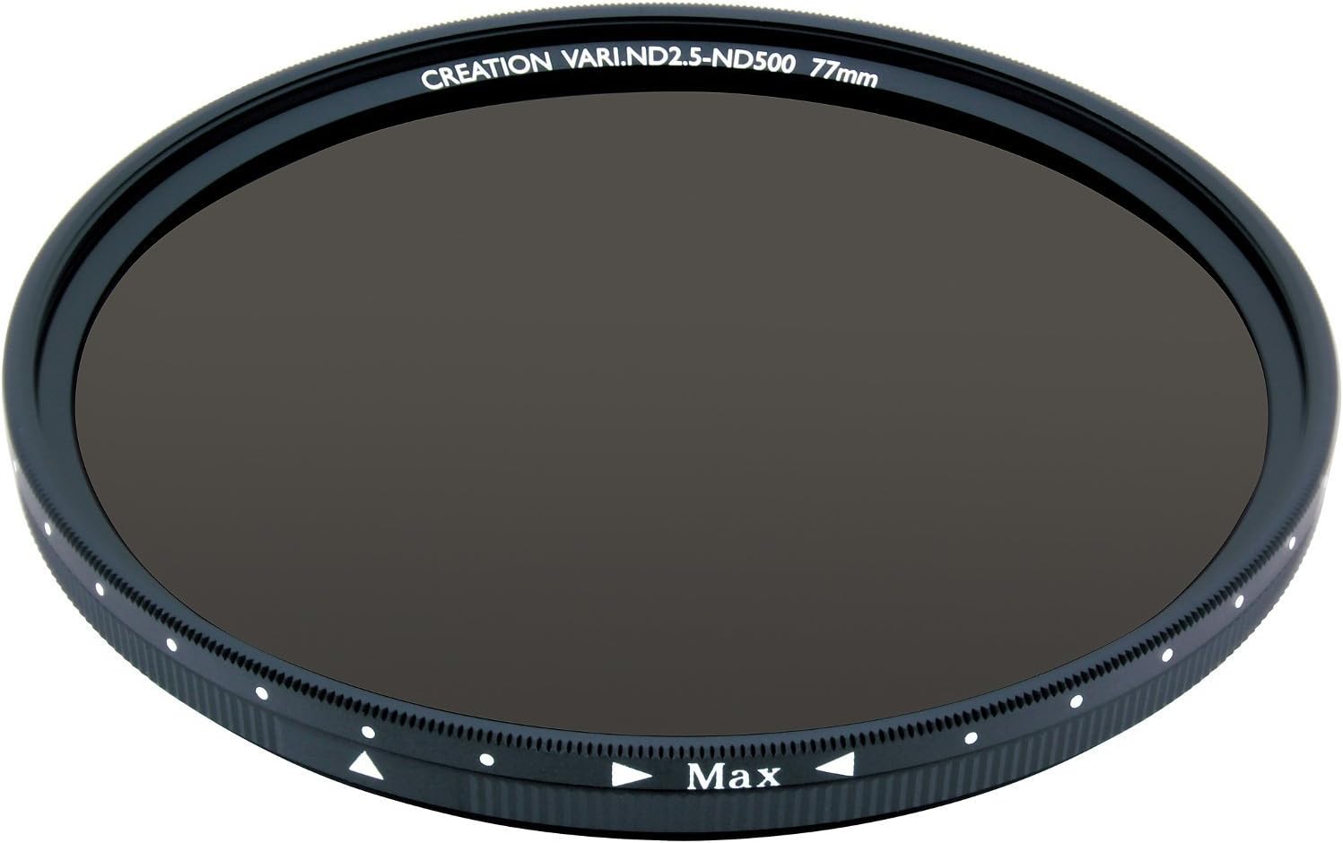 77mm Creation Variable ND ND2.5-ND500 Optical Glass Filter Neutral Density Vari 77 Made in Japan