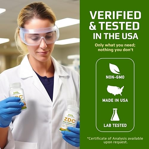 Miniatura 6 de ZDC Plus  Vitamina C, 500 mg  Vitamina D3,  Zinc,  Cúrcuma  Jengibre  Lisina  Sin OMG y sin gluten  120 cápsulas vegetales  120 porciones