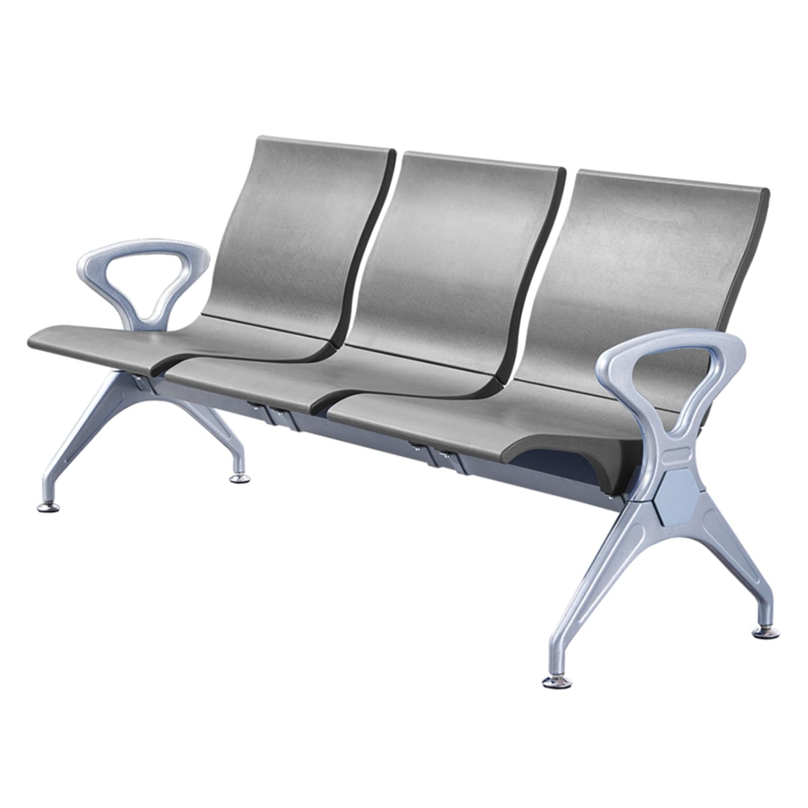SaryEdge 3-Seat Bench - Ergonomic PU Reception Furniture for Office, Salon, Airport & - Comfortable Lobby Conference Seating,