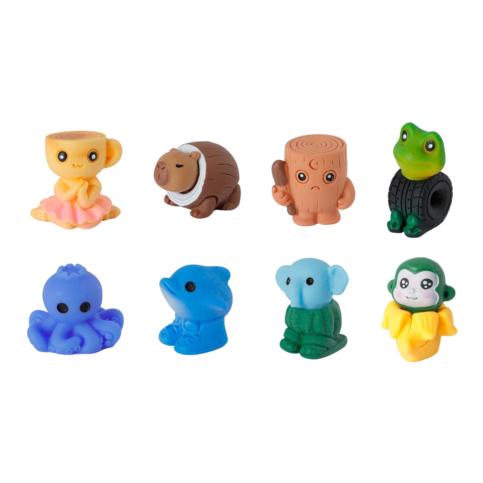 Amazon.co.jp: aninako イタリアンブレインロット ミニ フィギュア 8点