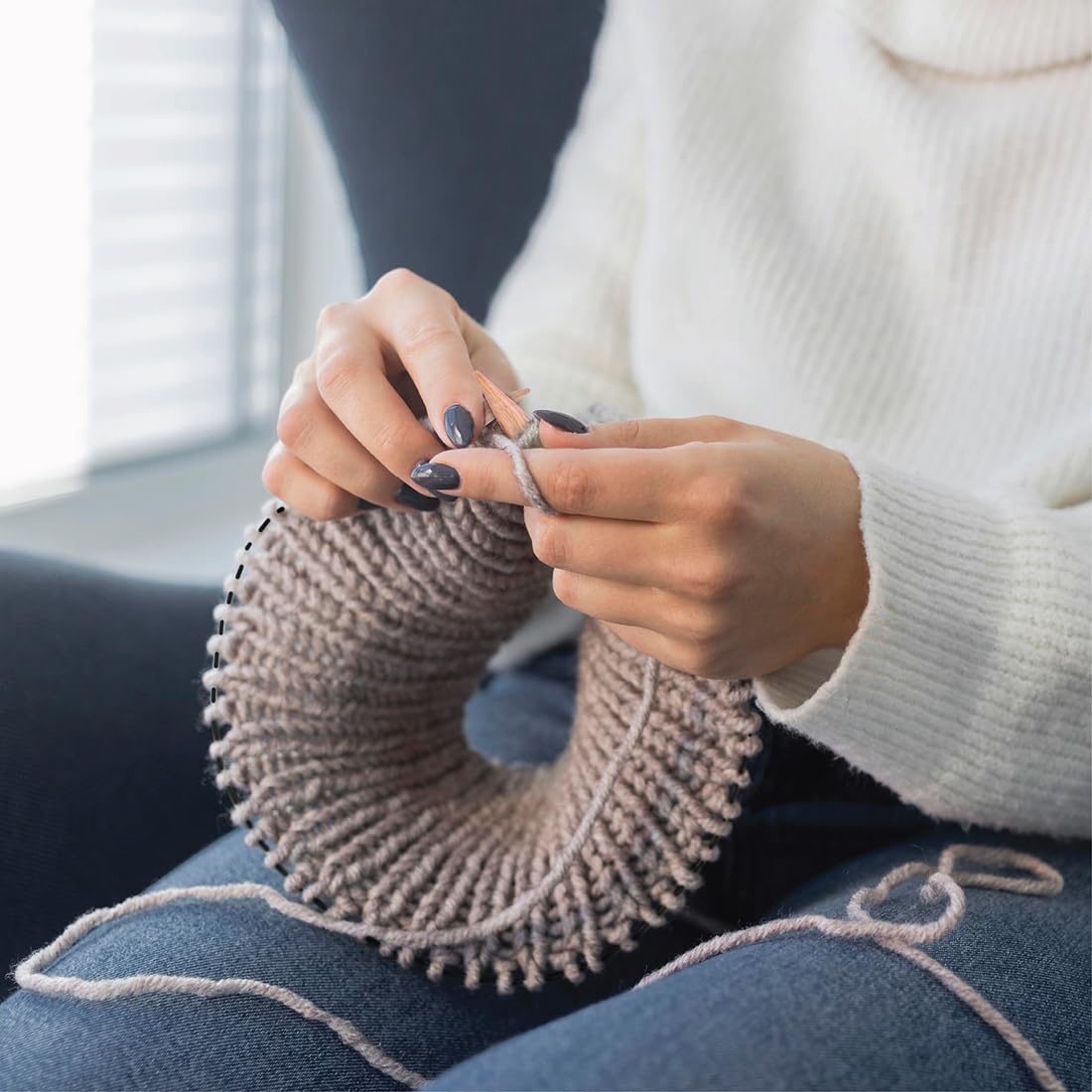 KnitPro Bamboo Starter Nadelspitzen Set 5" (13cm) I 5 Stärken (3mm – 5mm)