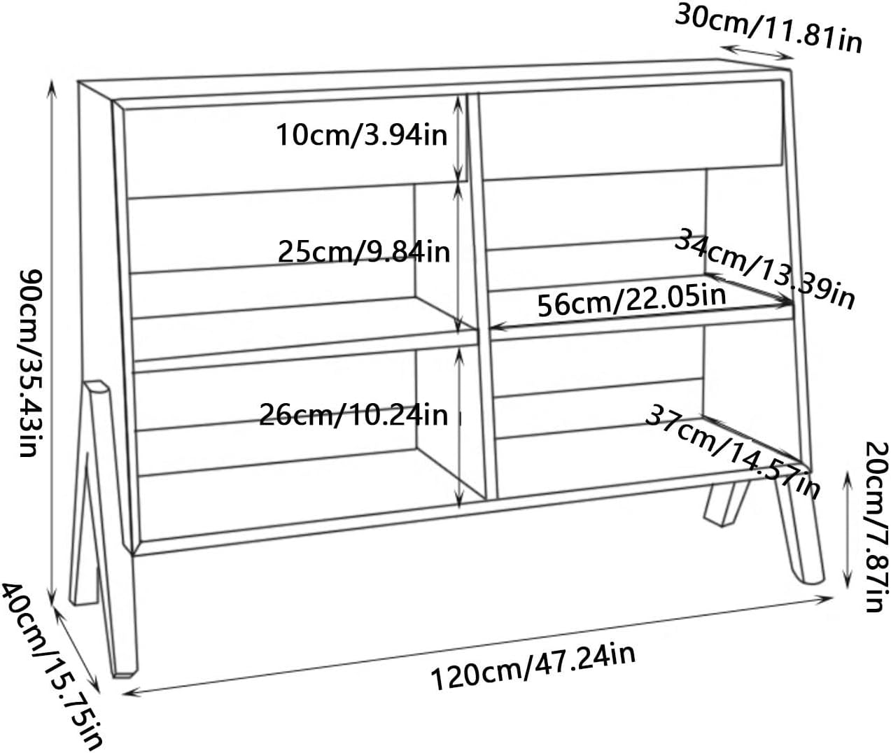 Sideboard Cabinet Sideboard Buffet Cabinet, Accent Kitchen Storage Cabinet, Modern Console Table TV Stand for Living Room, Dining Room, Bedroom Sideboard Cabinet Sideboard Cabinet With Drawers(A)