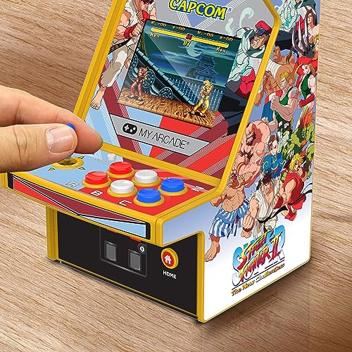 My Arcade Super Street Fighter II Micro Player Pro: 2 Games in 1, 6.75" Mini Arcade Machine, Fully playable Video Game Collectible - Image 3