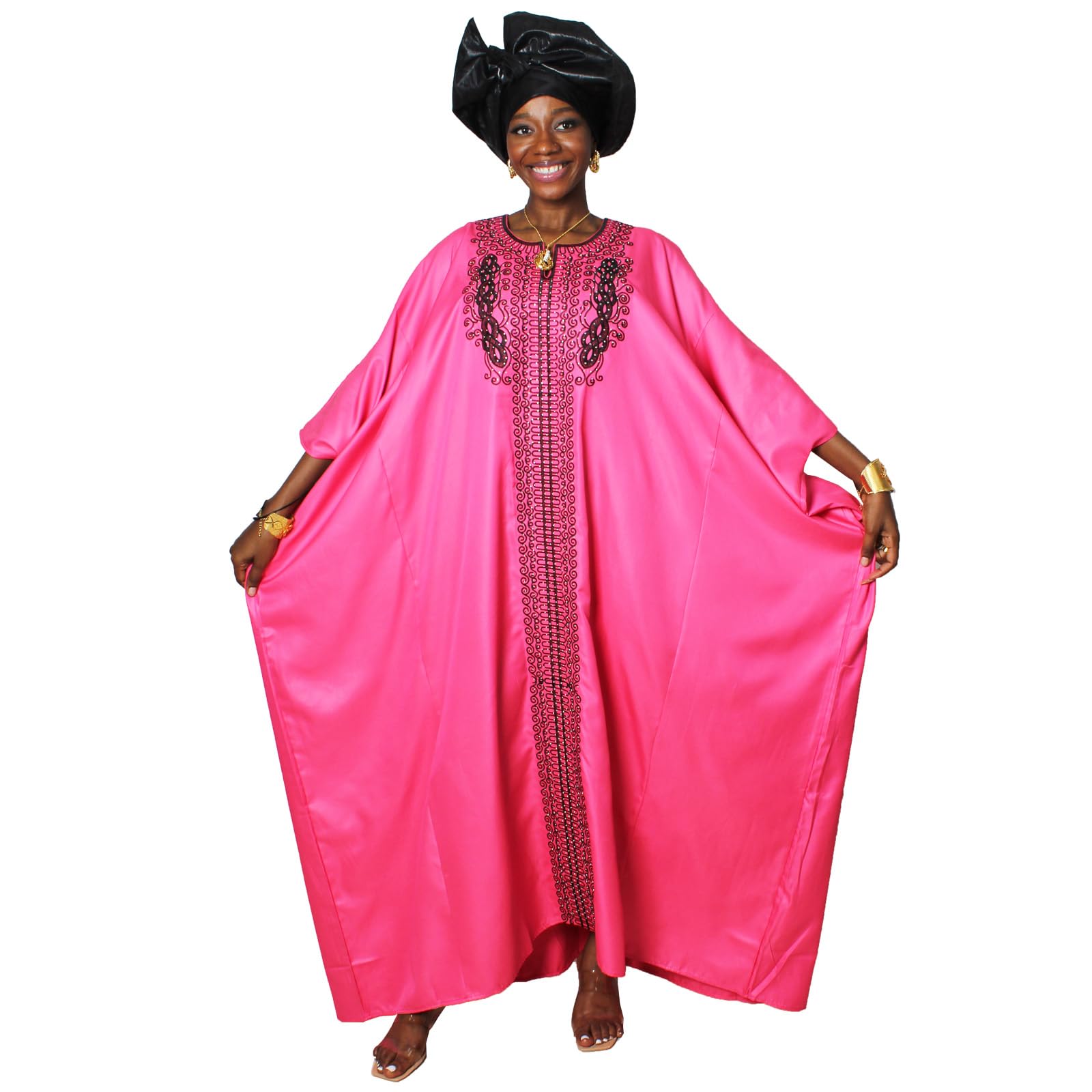 knee length dresses for ladies Stylish African Print Knee Length Ballerina Neckline Loose Dress--Shor –  Gloci Fashion Design