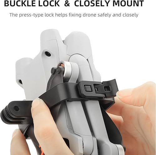 Miniatura 5 de CAPART - Soporte de mano para DJI Mini 3 Pro Drone Gimbal Mount Bracket - con controlador DJI RC-N1 RC-N2 RC-N3, kit de fotografía de mano, soporte