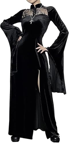 YAOHUOLE Adult Woman Halloween Costumes Long Sleeve Women Hallloween Dress Witch