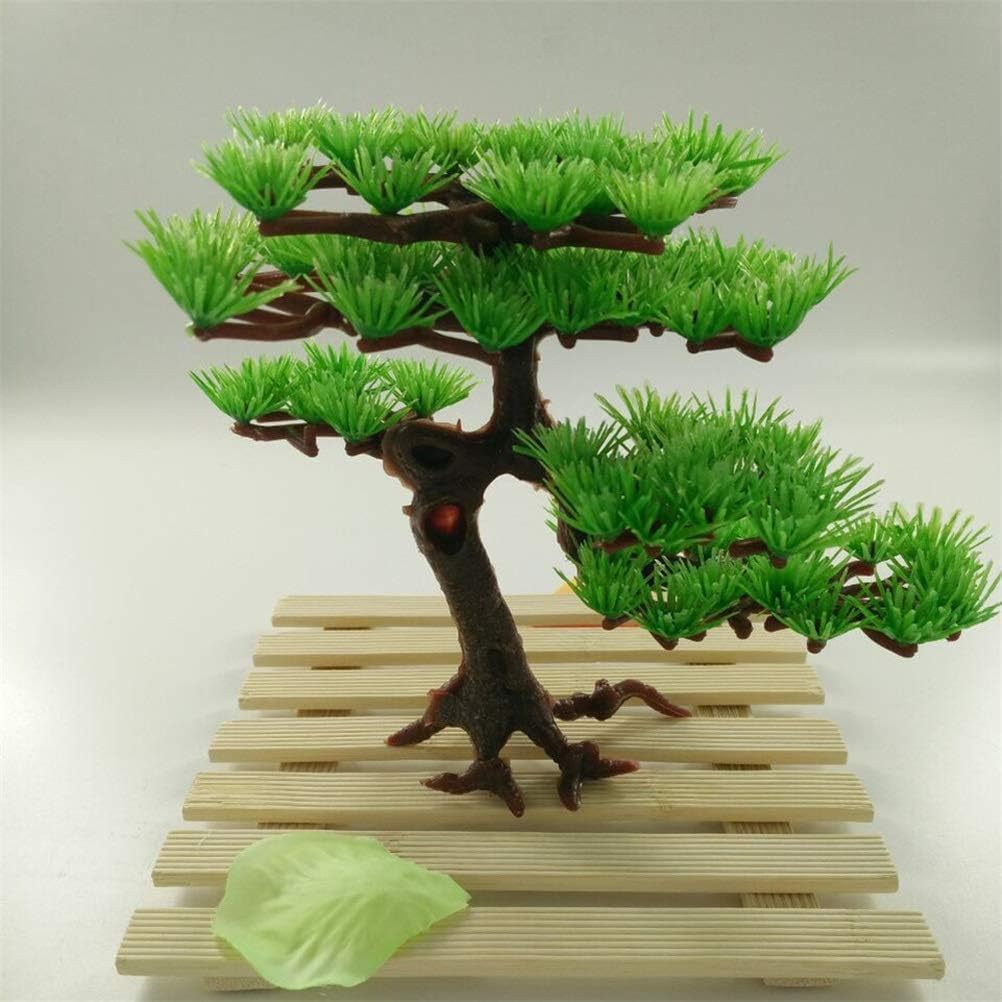Aquarium Decoration Plastic Water Plants Pine Tree Bonsai Fish Tank Aquarium Water Plants Landscaping Aquarium Accessories
