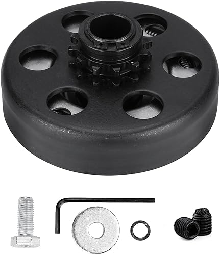 Embrague Go Kart de 34 de pulgada con orificio centrífugo de 12 dientes para cadena #35 compatible con motores pequeños de 2 a 6.5 HP, piezas Honda
