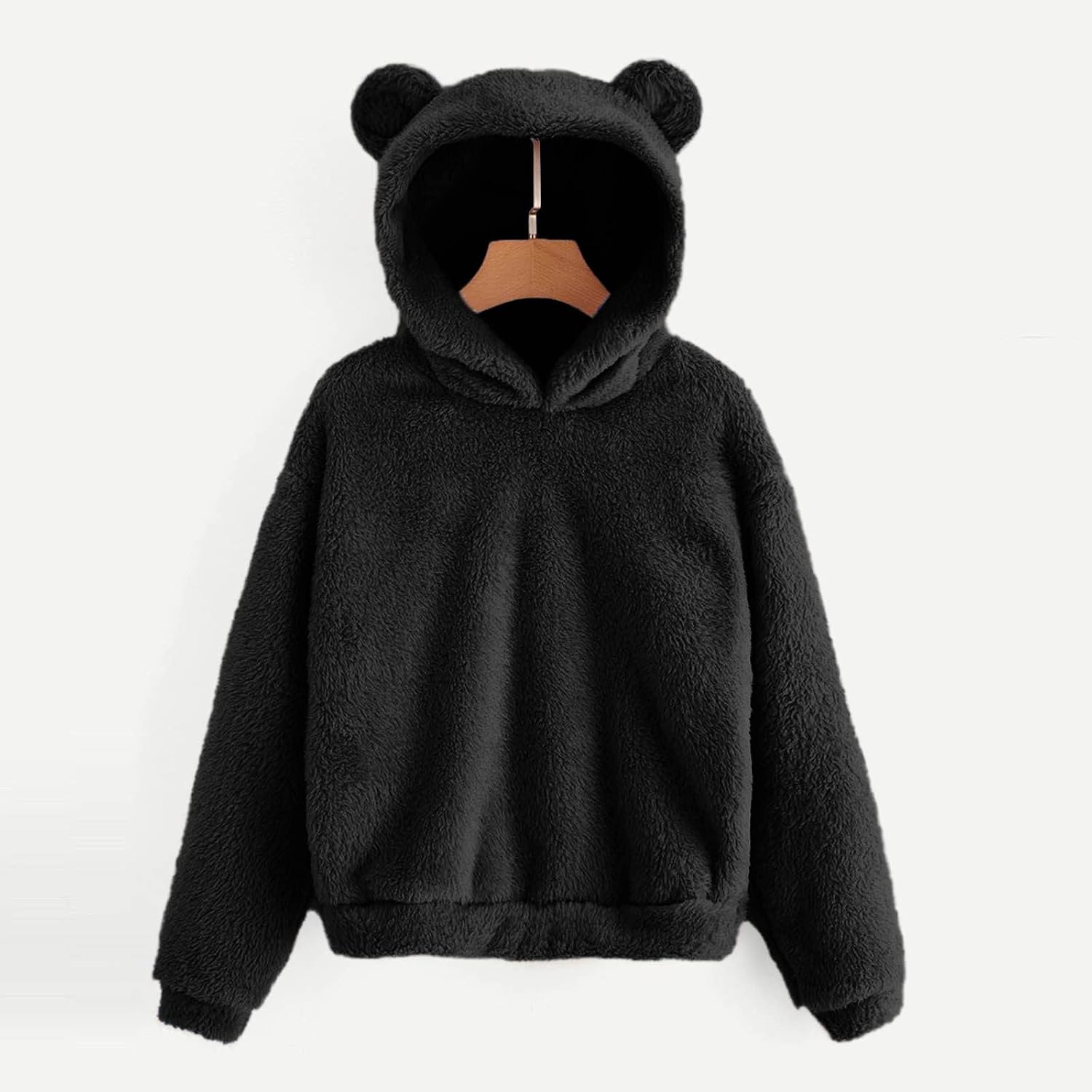 Cat Hoodie for Women Cartoon Hoodies Bear Ears Cat Ear Sweatshirts for Women Loose Fit Hoodie with Ears Cute Pullover
