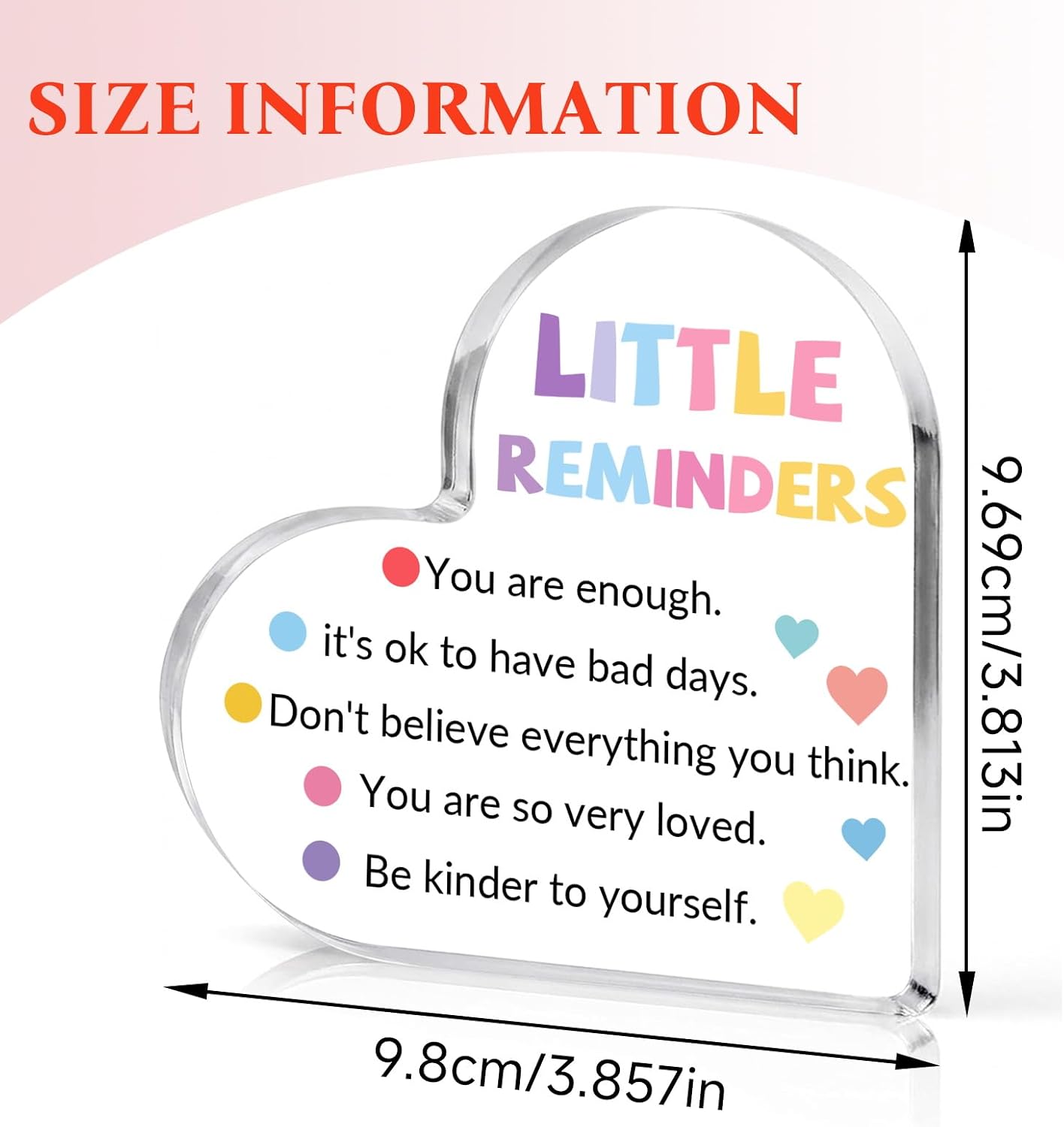 Acrylic Puzzle Piece Desk Plaque – Never Forget You Are the Piece That Made the Difference – Thank You Appreciation Gift Sign for Coworker, Employee, Teacher, Retirement & Farewell – Office Desk Decor (Little Reminders, M SIZE) image 5