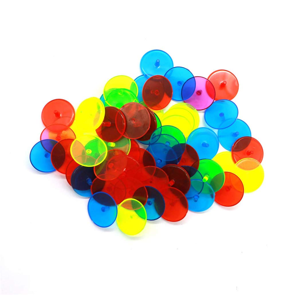 Buy Fly Array Plastic Transparent Golf Ball Position Marker, 100 Pcs