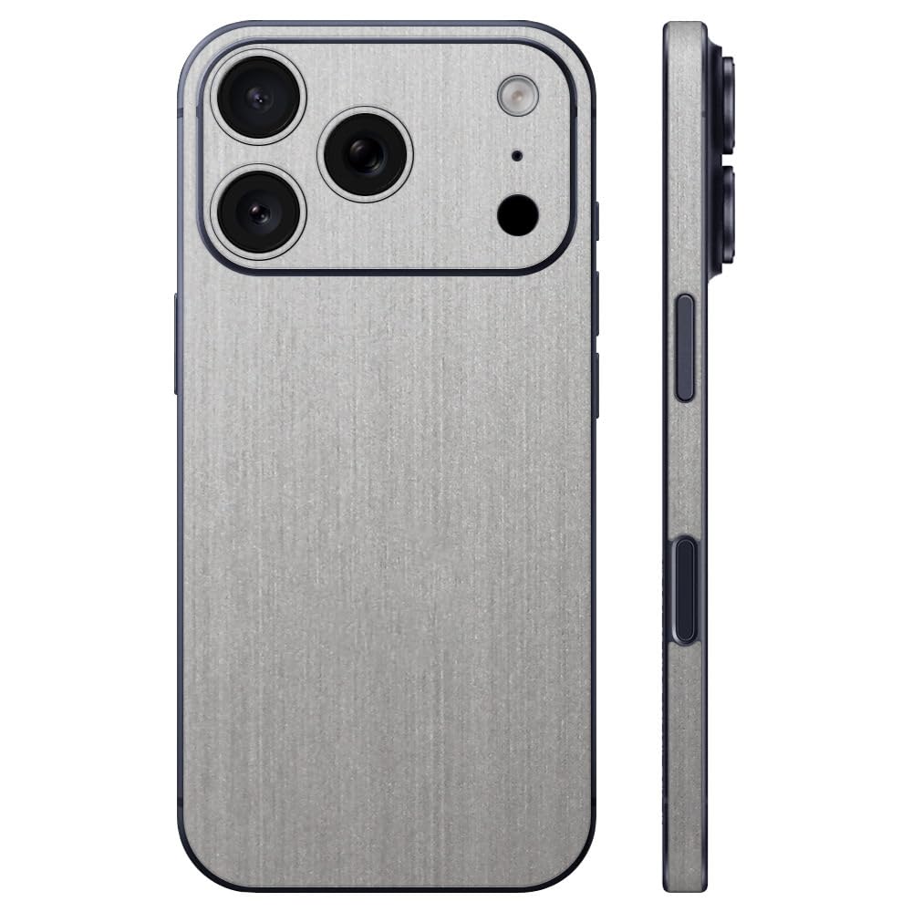 Amazon | wraplus スキンシール iPhone17 Pro Max 対応 シルバー