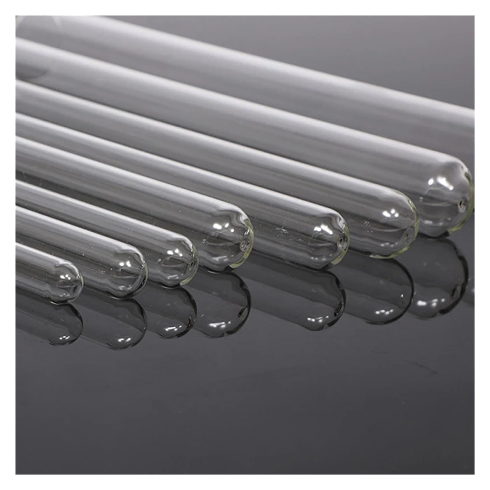 50 unids/lote 15 * 150mm tubo de ensayo de vidrio transparente grueso suministros de laboratorio