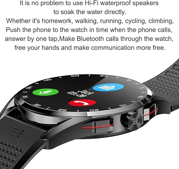 Smartwatch M3 Bluetooth per chiamate IP68 lettore musicale impermeabile 256 M cardiofrequenzimetro orologio da fitness maschio e femmina adatto per iOS Android D