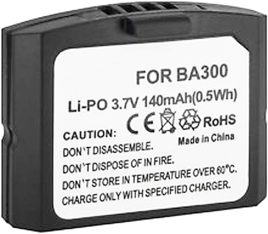 MPF Products BA300 BA 300 Battery Replacement Compatible with Sennheiser IS410, RI 410, RI 830, RI 830-S, RI 900, Set 830, Set 830-TV, Set 840-S, Set 840-TV, Set 900 TV Headphones