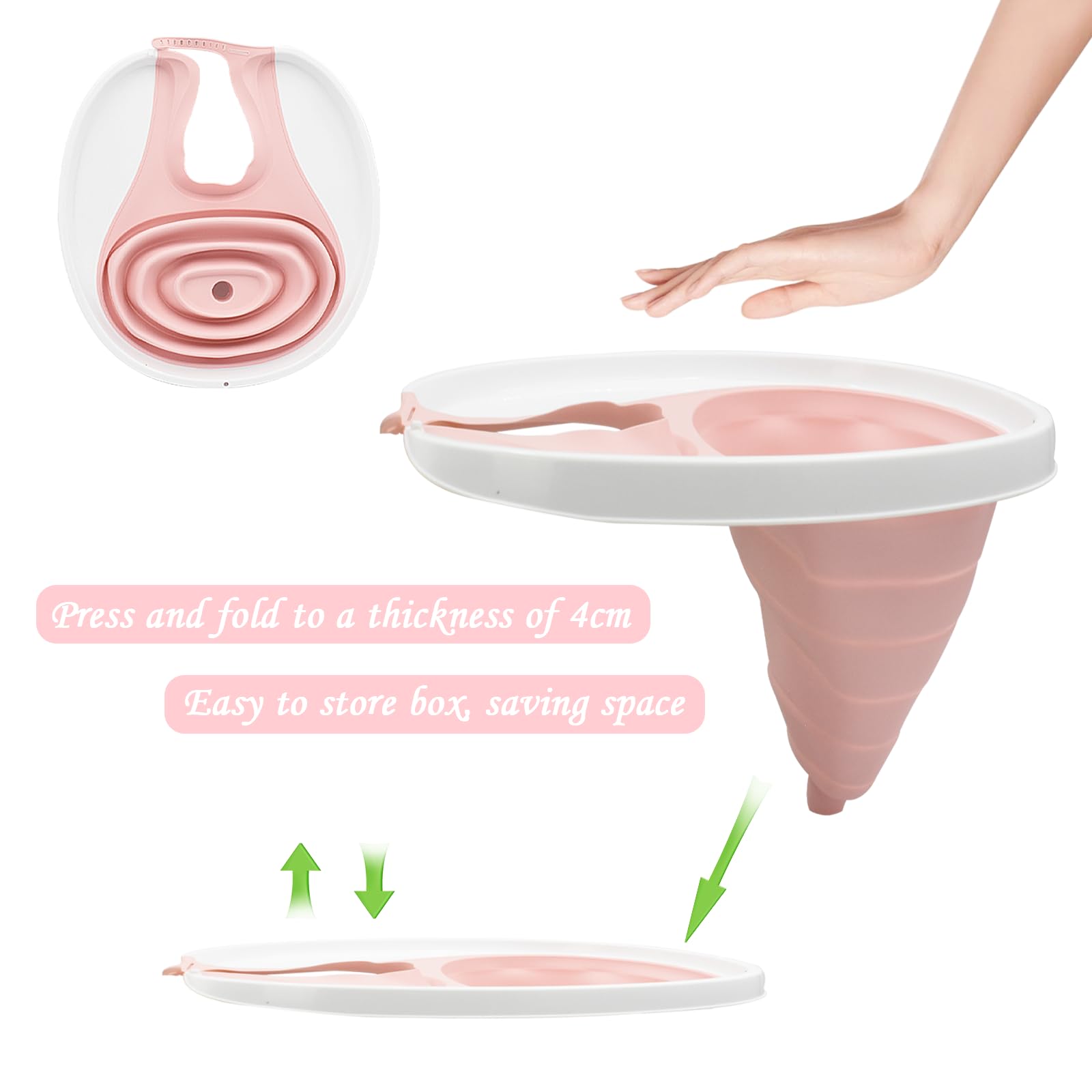 Lavabo pour personnes alitées, bac à shampooing pliable, lavage des cheveux au lit, bac à shampoing portable, aide au lavage des cheveux pour personnes âgées, handicapées et femmes enceintes