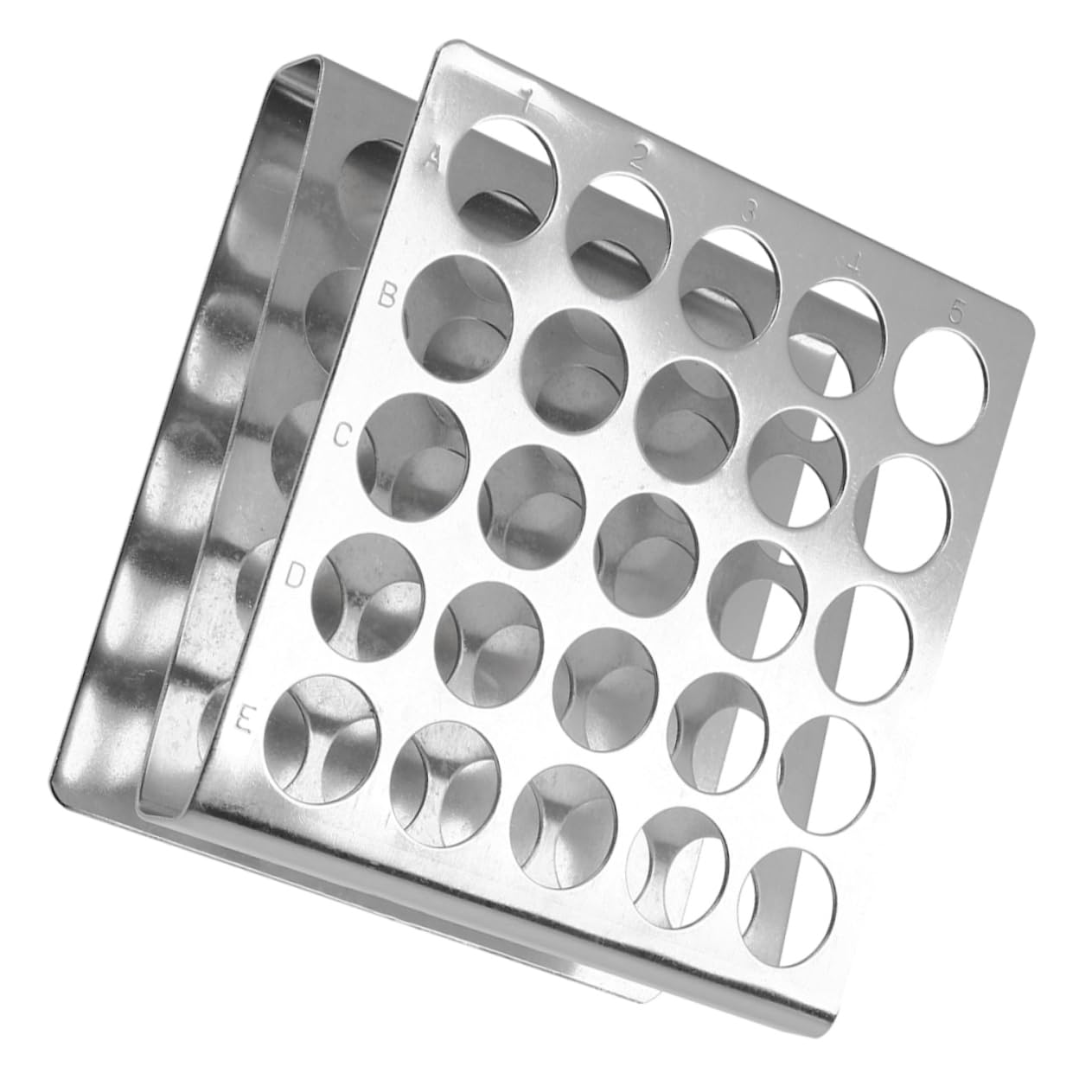 4stücke Stainless Steel Test Tube Rack Z-förmiger Ständer Aus Edelstahl Für Labor Stabil Kompakt Und Praktisch Für Aufbewahrung Von Reagenzgläsern