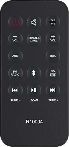 R10004 Reemplazar el control remoto compatible con el sistema de altavoces de sonido envolvente Logitech Z607 5.1 R10004 Reemplazar el control remoto compatible con el sistema de altavoces de sonido envolvente Logitech Z607 5.1