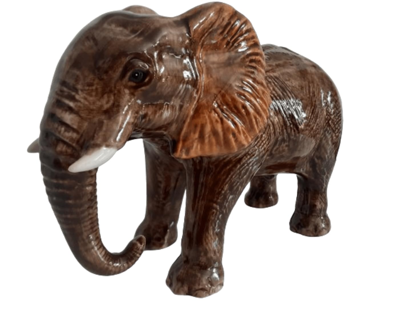 Grande Salvadanaio in ceramica - motivi figura di animali (elefante 2)