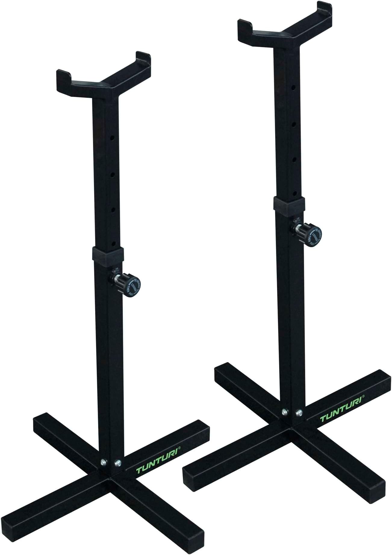 TunturiWT10 Spotter Catchers Barbell Support in Black - 1 Pair