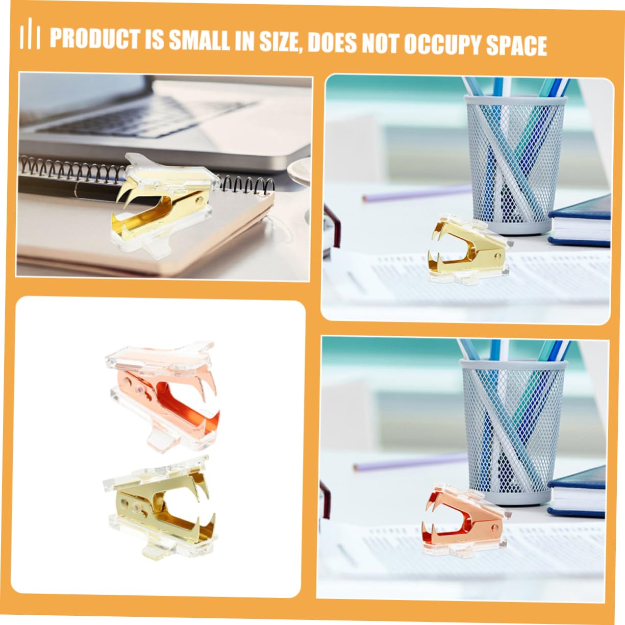 8pezzi Estrattore Graffette Portatile Design Mini Levapunti Per e Scuola Rimozione Facile