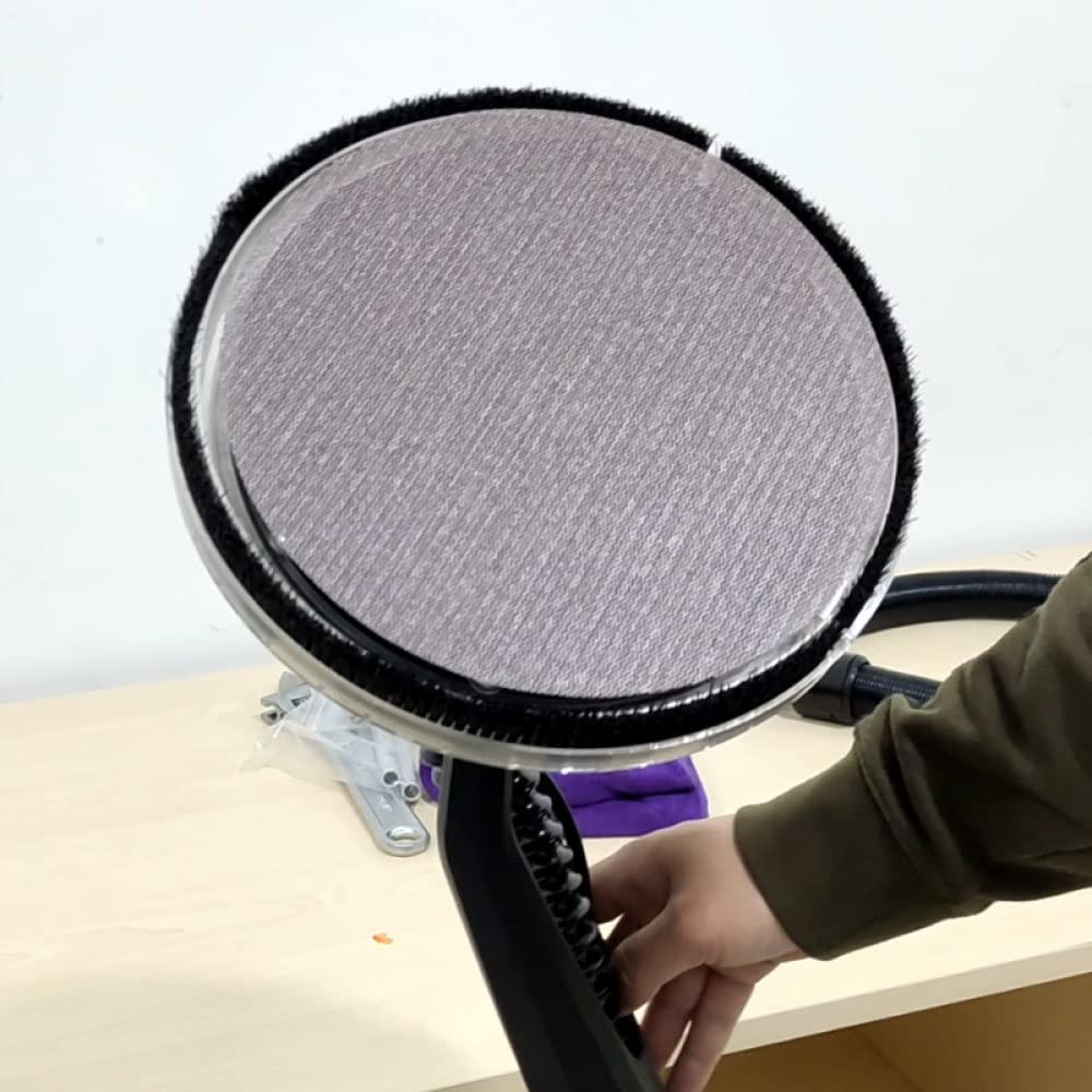 10Pcs 9 Inch 225mm Mesh Abrasive Hook and Loop Sand Paper Dust Free Sanding Discs Anti-blocking Dry Grinding Sandpaper,120grit,50 pcs a box