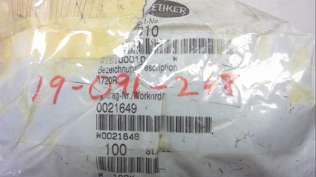 Oetiker 15100010 - Pack of 100-2-Ear Clamps, 15100010 - Pack of 100 -