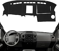 Vista 20 de KEYOOG Cubierta de Salpicadero Alfombrilla de Tablero Compatible con Ford F-150 2014-2009 (Sin Modelos HUD), Alfombrilla Antirreflejos