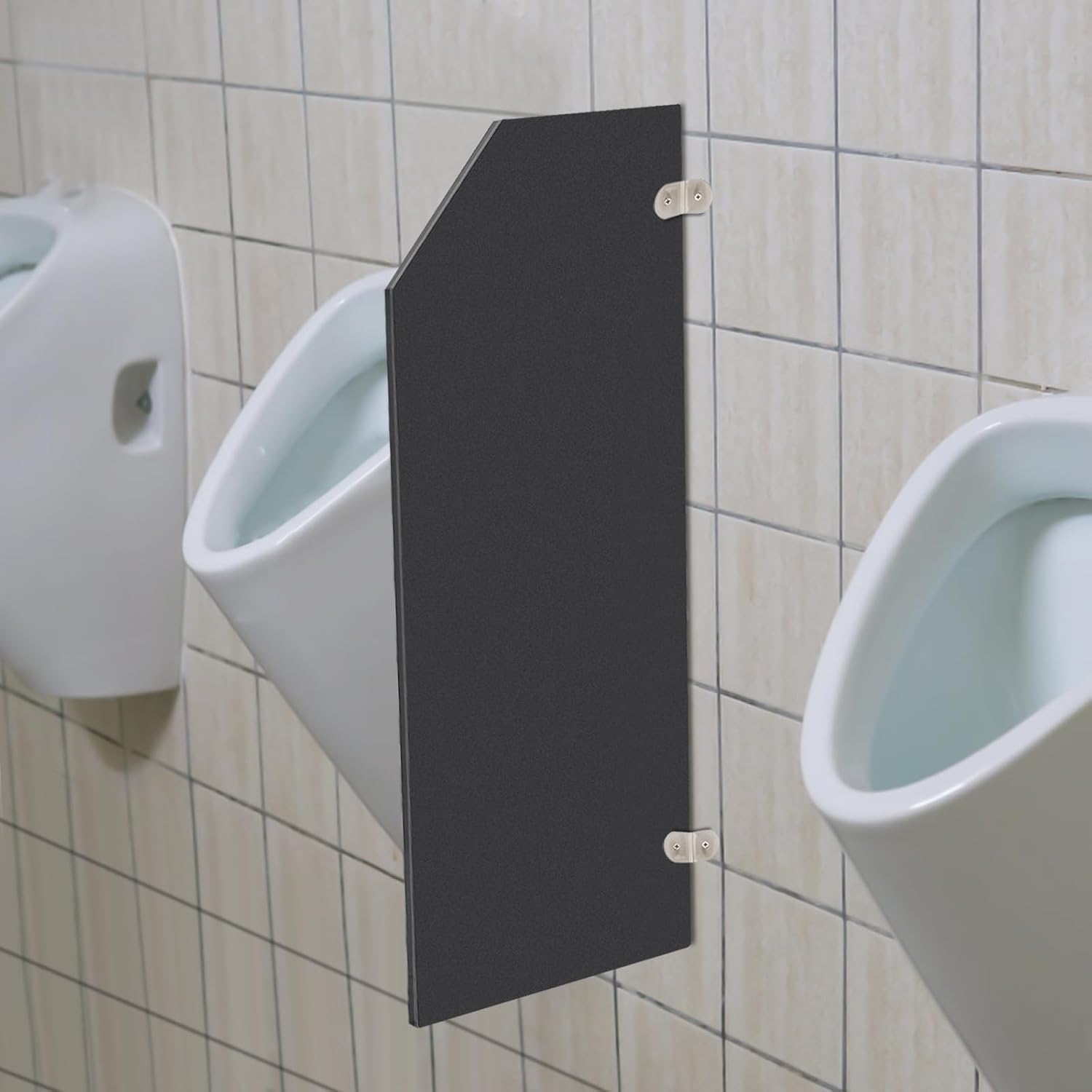 Mampara Impermeable para urinario de baño Masculino - Separador de Inodoro de Montaje en Pared con Kit de instalación, Barrera Duradera para Mayor privacidad, 1 Unidad