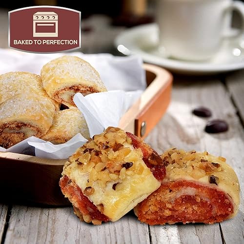 Miniatura 3 de Dulcet Gift Baskets Lata de galletas y brownie, deliciosos bocadillos de galletas recién horneados, gourmet de chocolate real, brownie, deliciosos