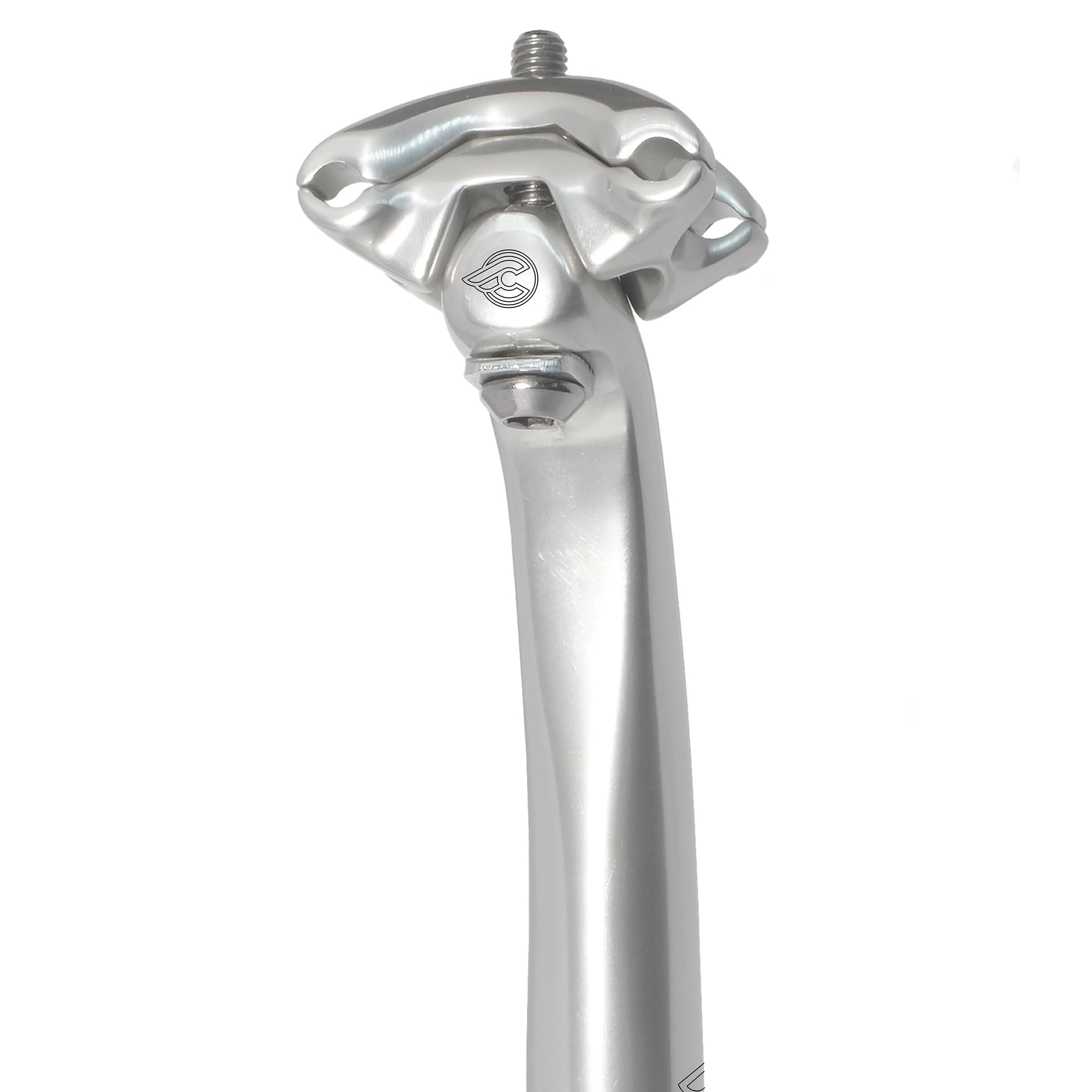 Cinelli Via Folli Seatpast, silberfarben, 27,2 mm