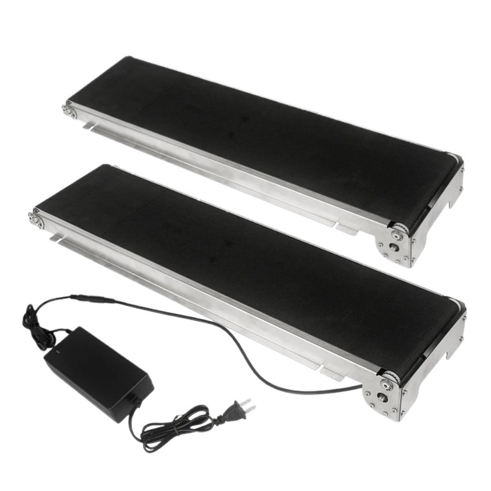 GTHTUHFD Mini Plastic Conveyor 24V Belt Conveyor 460Mm Stainless Steel Mini Conveyor Pu Belt Vending Machine Dc Track Cargo Lane Automatic Conveyor Belt Mini Conveyor Transfer Vending,460mm-No Power