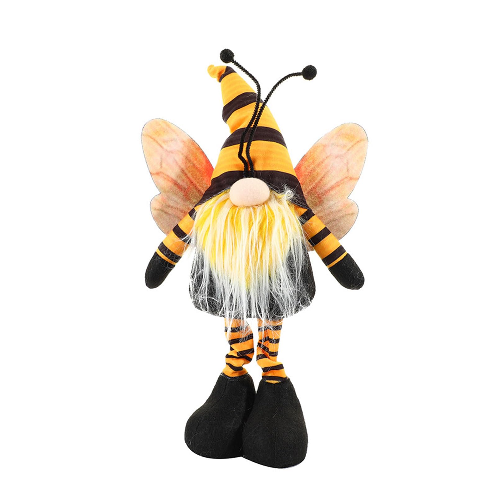 Kalttoy Gnomes Plushs Decors, Handmades Spring Gnomes Honeybees Plushie Tomtes Elves Home Decorations Gift Honeybees Spring