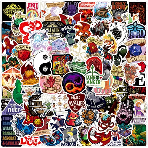 Pegatinas Dragons, 100PCS Stickers Dragons, Graffiti Vinilo Impermeables Pegatinas para Ordenador Skate Snowboard Maletas, Stickers Regalos para Adultos Niños