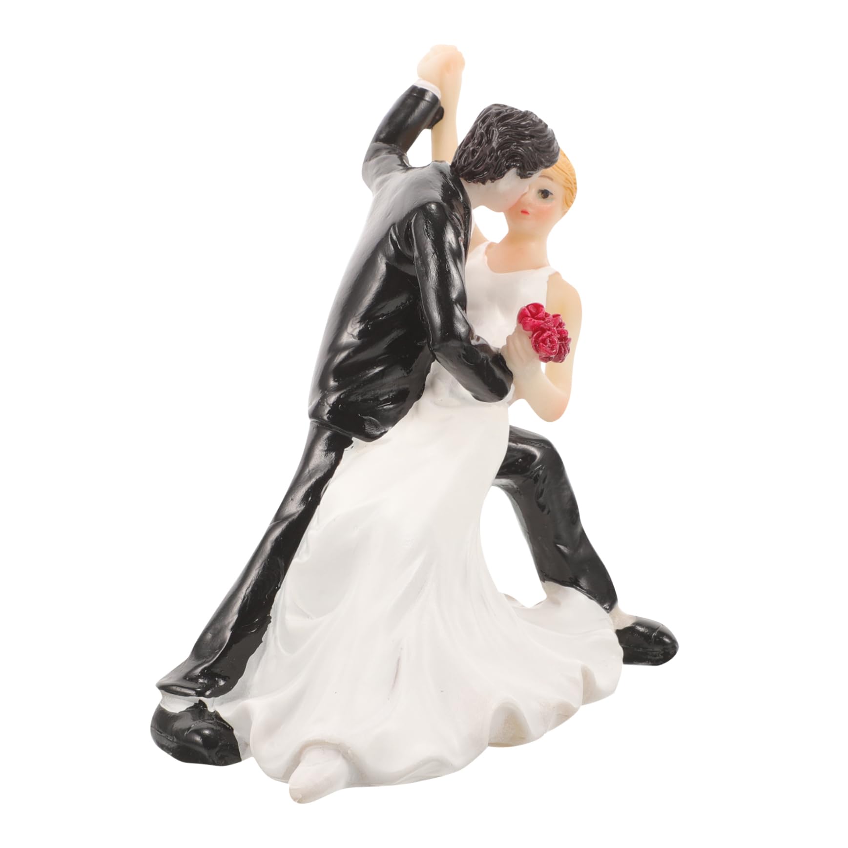 BESPORTBLE 2 Pezzi Cake Topper Sposini per Decorazione Torte Nuziali Leggero e per Matrimoni e Design e Finitura
