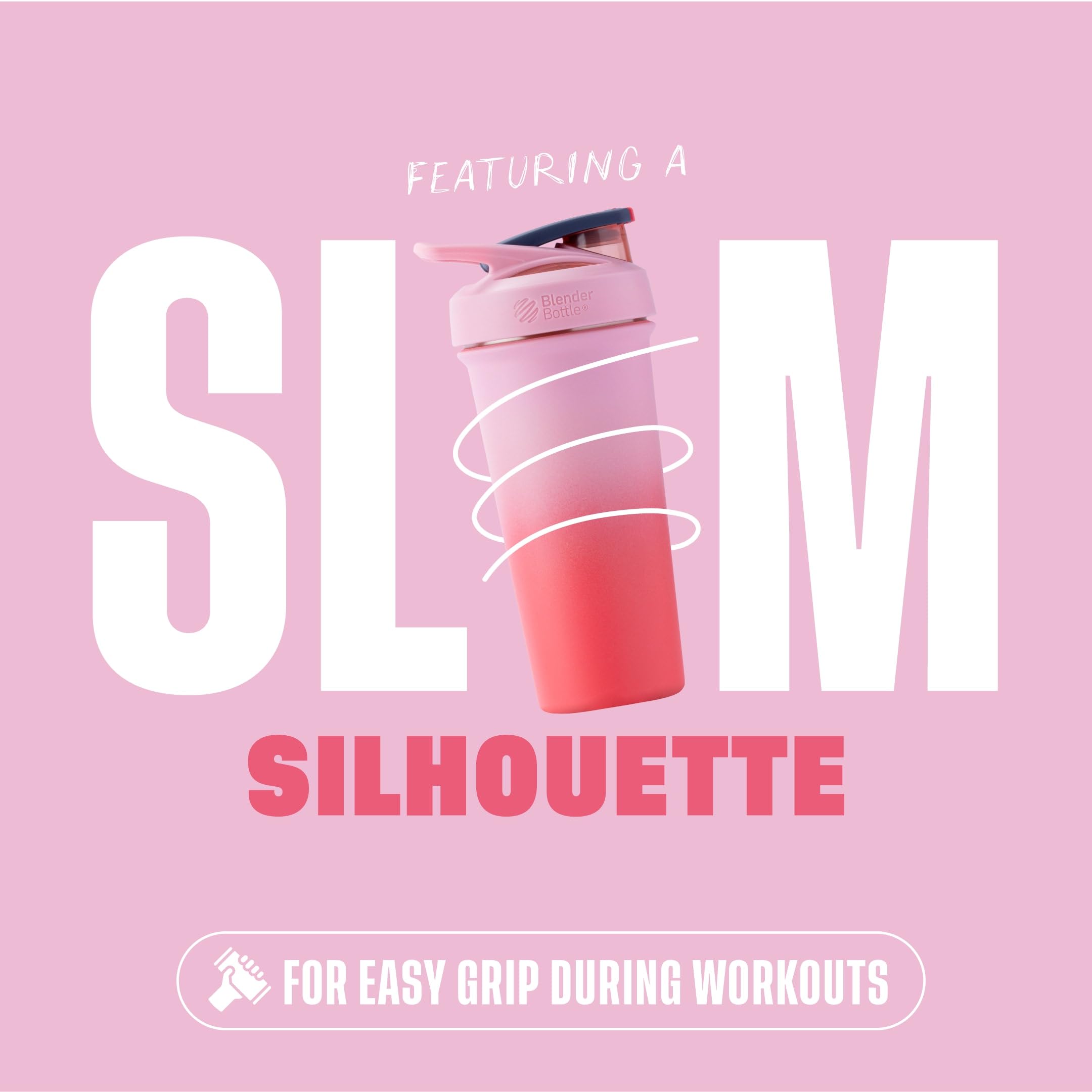 BlenderBottle Sport Flip Stainless Steel Shaker Bottle 24 oz White — Amazon image 22