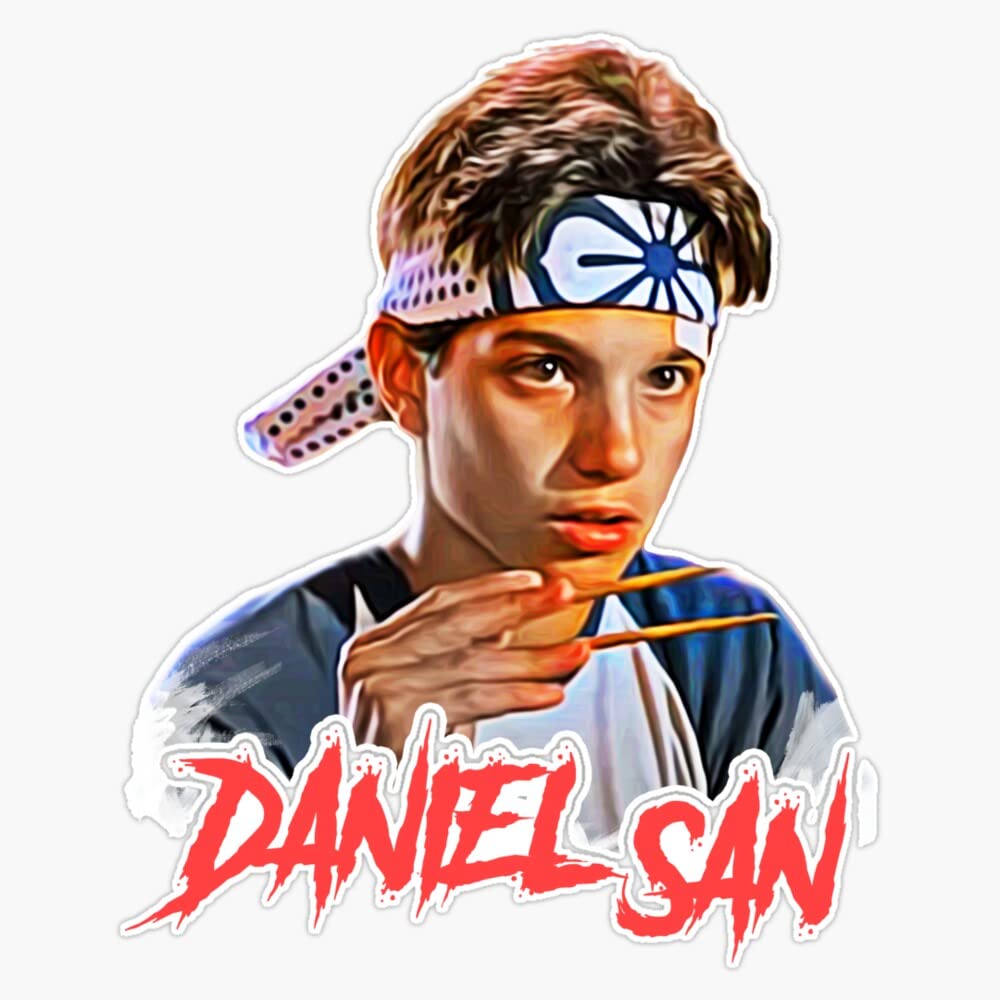 DANIEL SAN - KARATE KID Sticker Bumper Sticker Vinyl Decal 5"