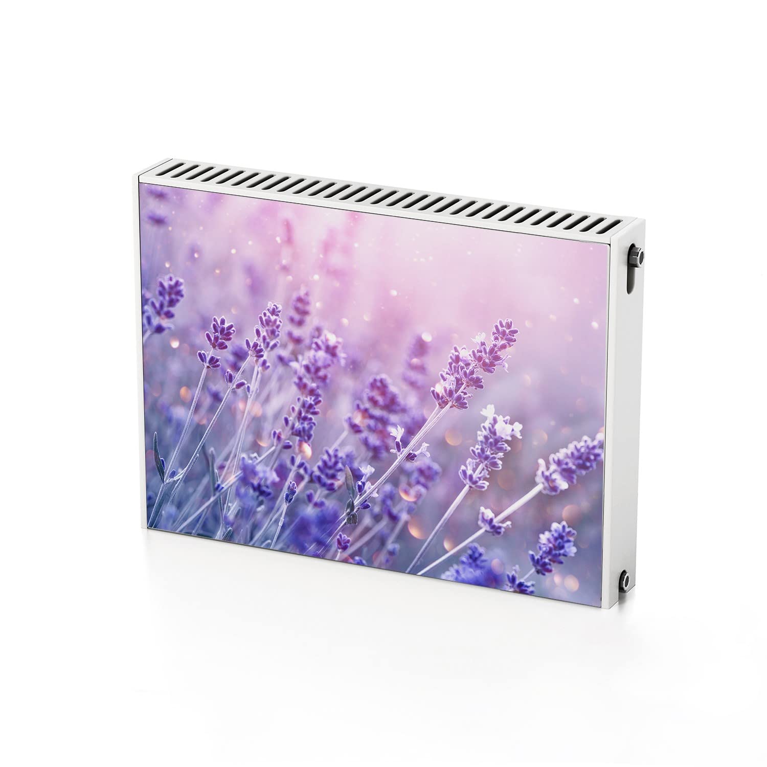 Aimant de décoration de radiateur 80x60 cm à motif lavande