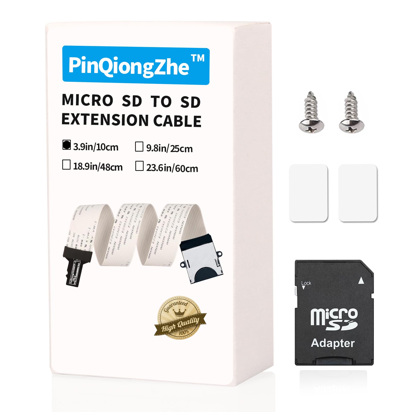 Extensor flexible micro SD a SD con cable plano de 10 cm para impresoras 3D CR-10S 8
