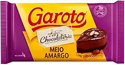 Chocolate para Cobertura GAROTO Meio Amargo 1kg