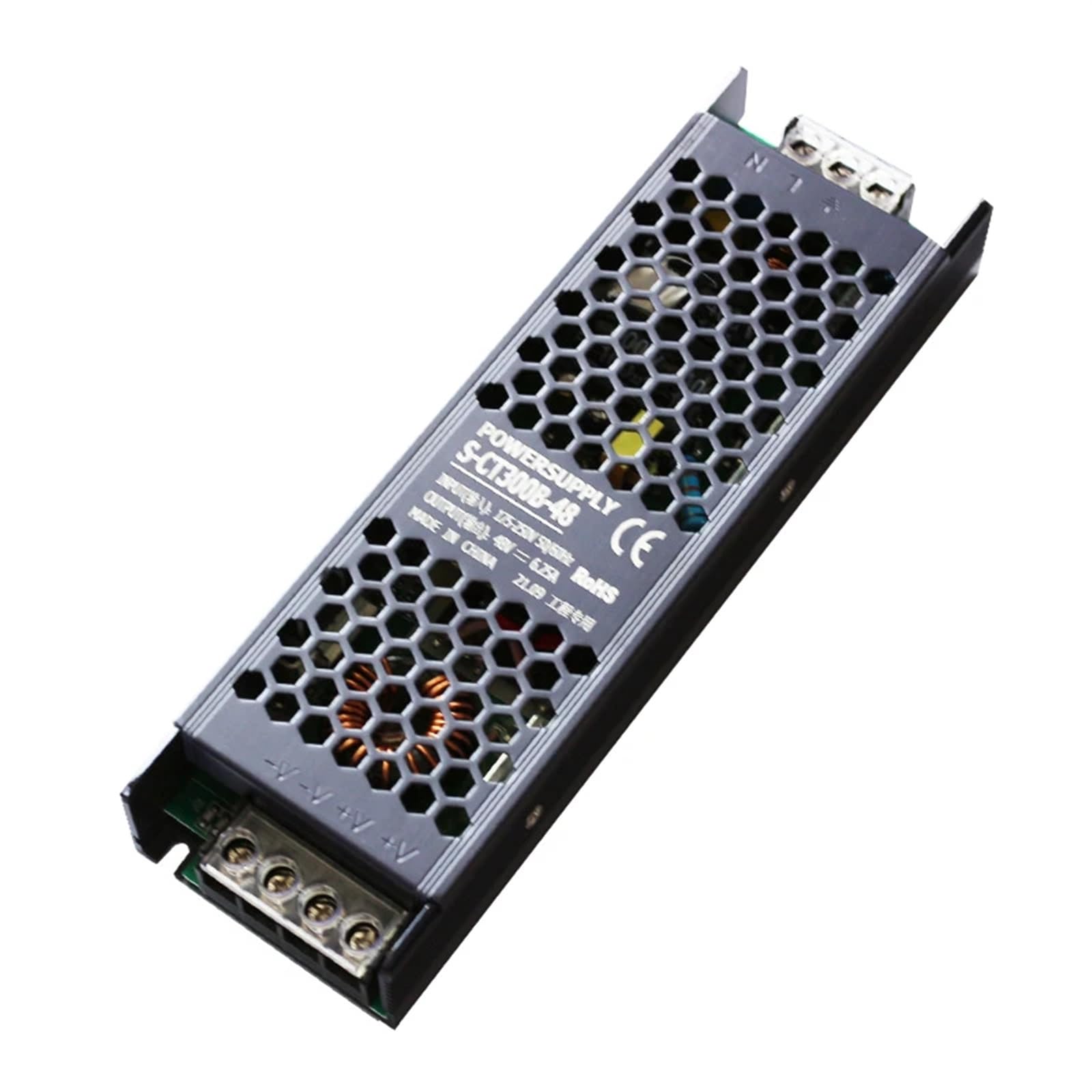 BRODEFUP 300W switching power supply AC 175-250V to DC 12V/24V/48V transformer indoor LED lighting engineering(48V)