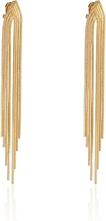 Metal Clip On Earrings Women Gold Clip Earrings For Women Non Pierced Dangle Drop Earrings Statement Retro Fake Earrings Multiple Styles