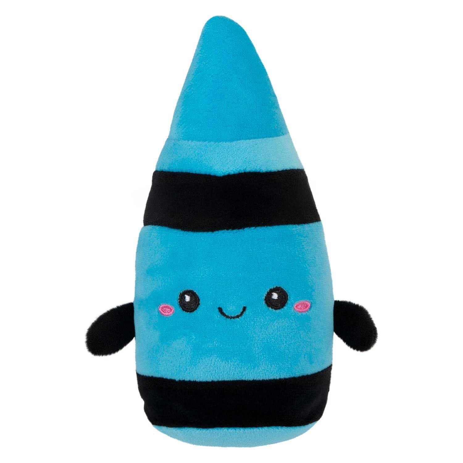 VFM e-Store - Crayon Soft Toy Cute Plushie Huggable Cuddly Stuffed Toy Plush Toy Cute Stuffed Plushie, Gifts for Birthday, Valentine's Day Christmas - 16cm Blue