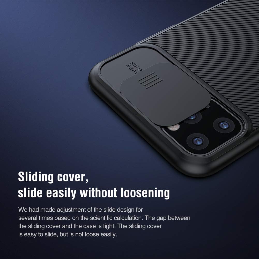 Nillkin iPhone 11 Pro Max Case, CamShield Series Case with Slide Camera Cover, Slim Stylish Protective case for iPhone 11 Pro Max 6.5 inch (2019) - Black