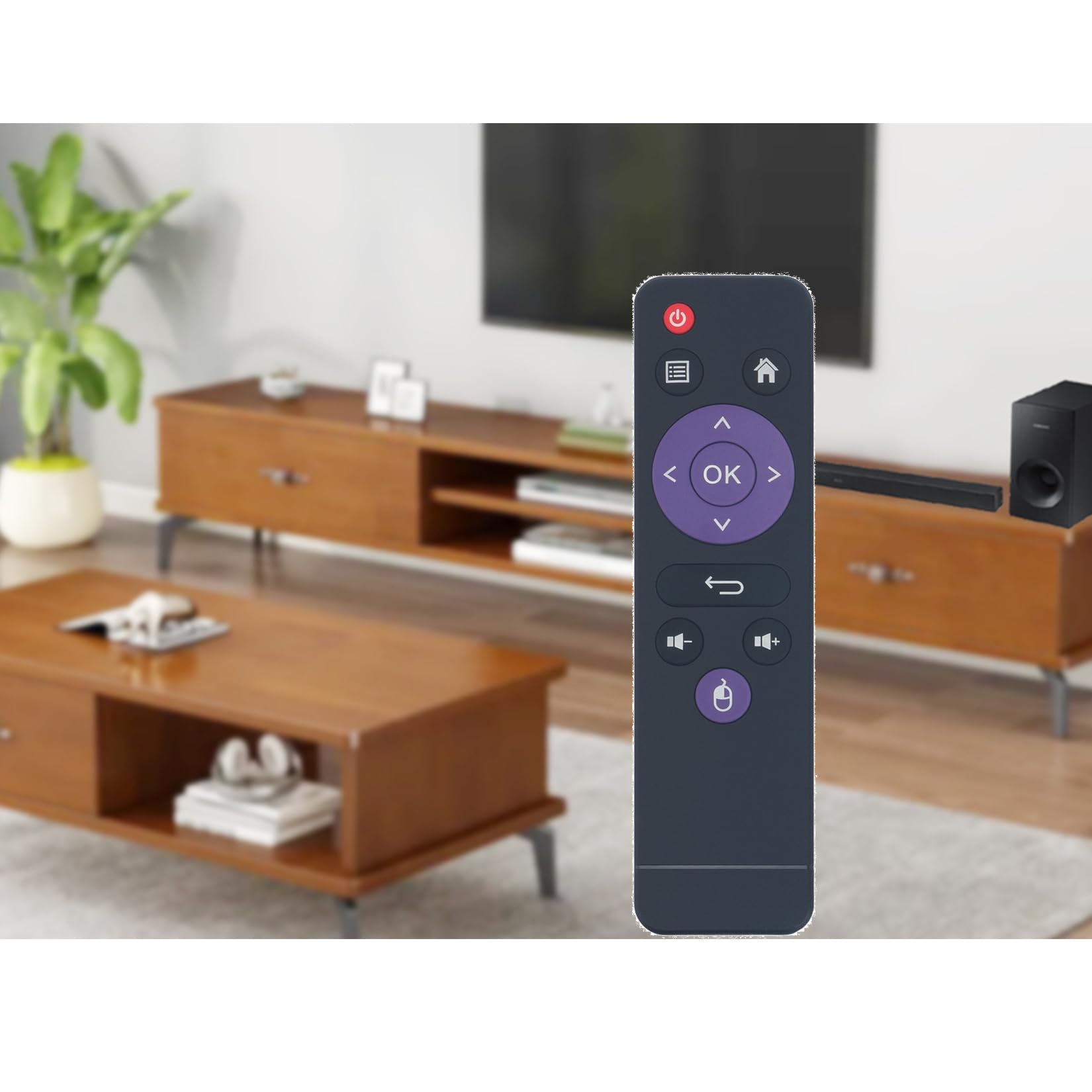 ALLIMITY Sostituisci Telecomando adatto per MXQ TV Box H96 Mini, H6 Allwinne, H603, A5X Max, H96-Max, RK3328, RK3318, X88 Pro S, X88 Pro T, X88 Pro X3