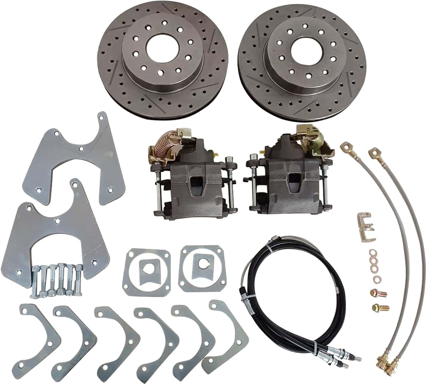 BST BSSP Rear Disc Brake Conversion Kit Standard for 1964-1972 GM A-Body, For Chevy 12 Bolt and 10 Bolt Housings
