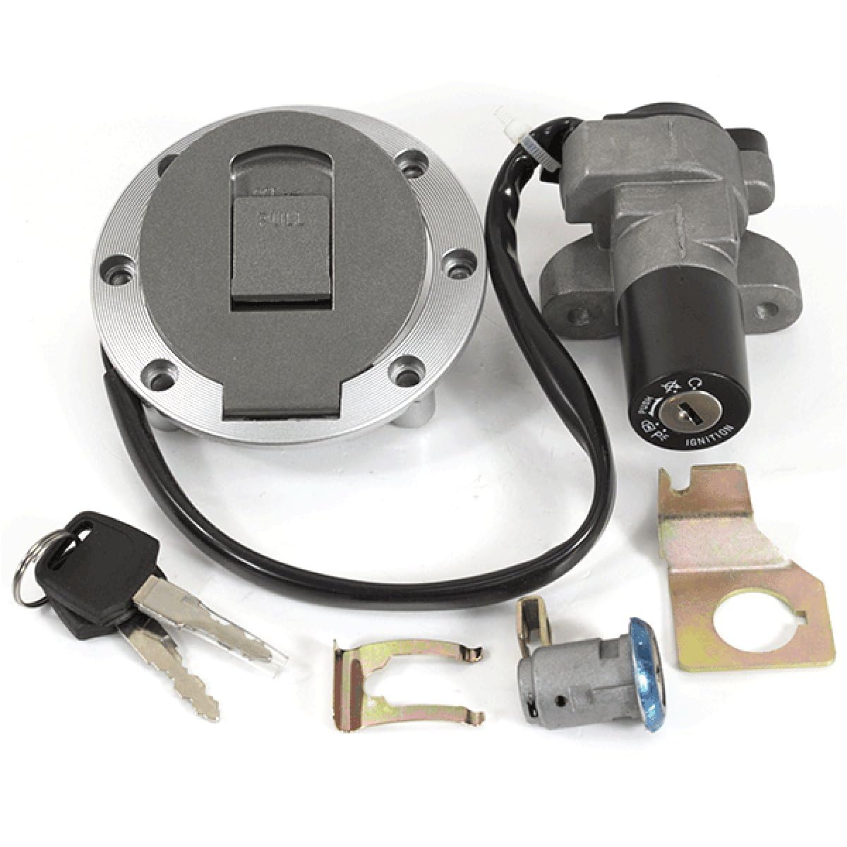 Lock Set Complete Compatible with Lexmoto ZSX 125 ZS125-48A, Compatible with Zongshen ZSX 125 ZS125-48A