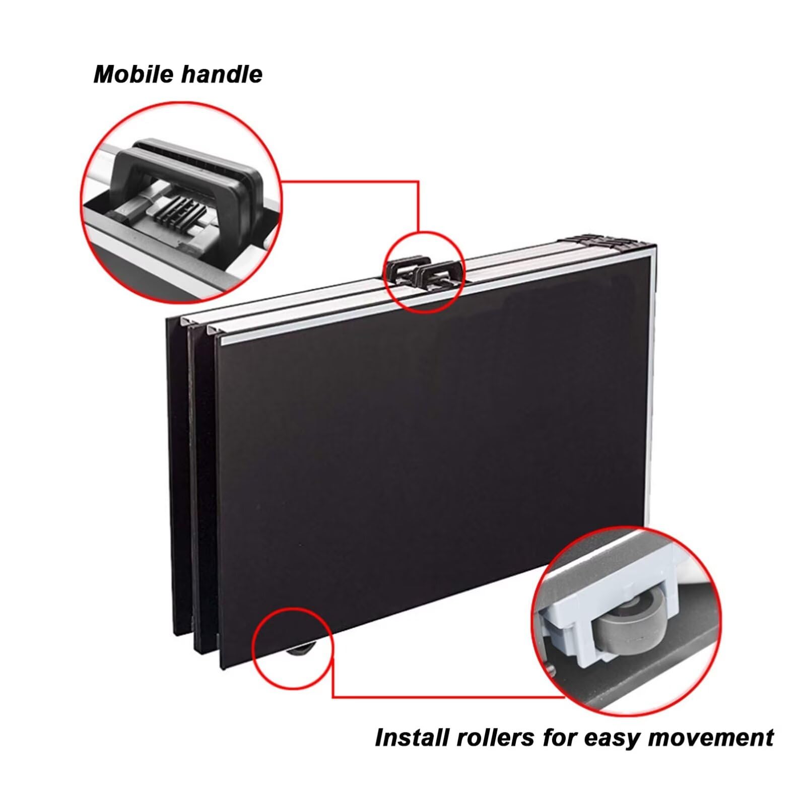 Tavolo da Ping Pong, Tavolo da Ping Pong Portatile per Interni ed Esterni, Tavolo da Ping Pong Pieghevole Compatto a 4 Gambe da 9 Piedi, Tavolo Professionale Pieghevole di Dimensioni Standar