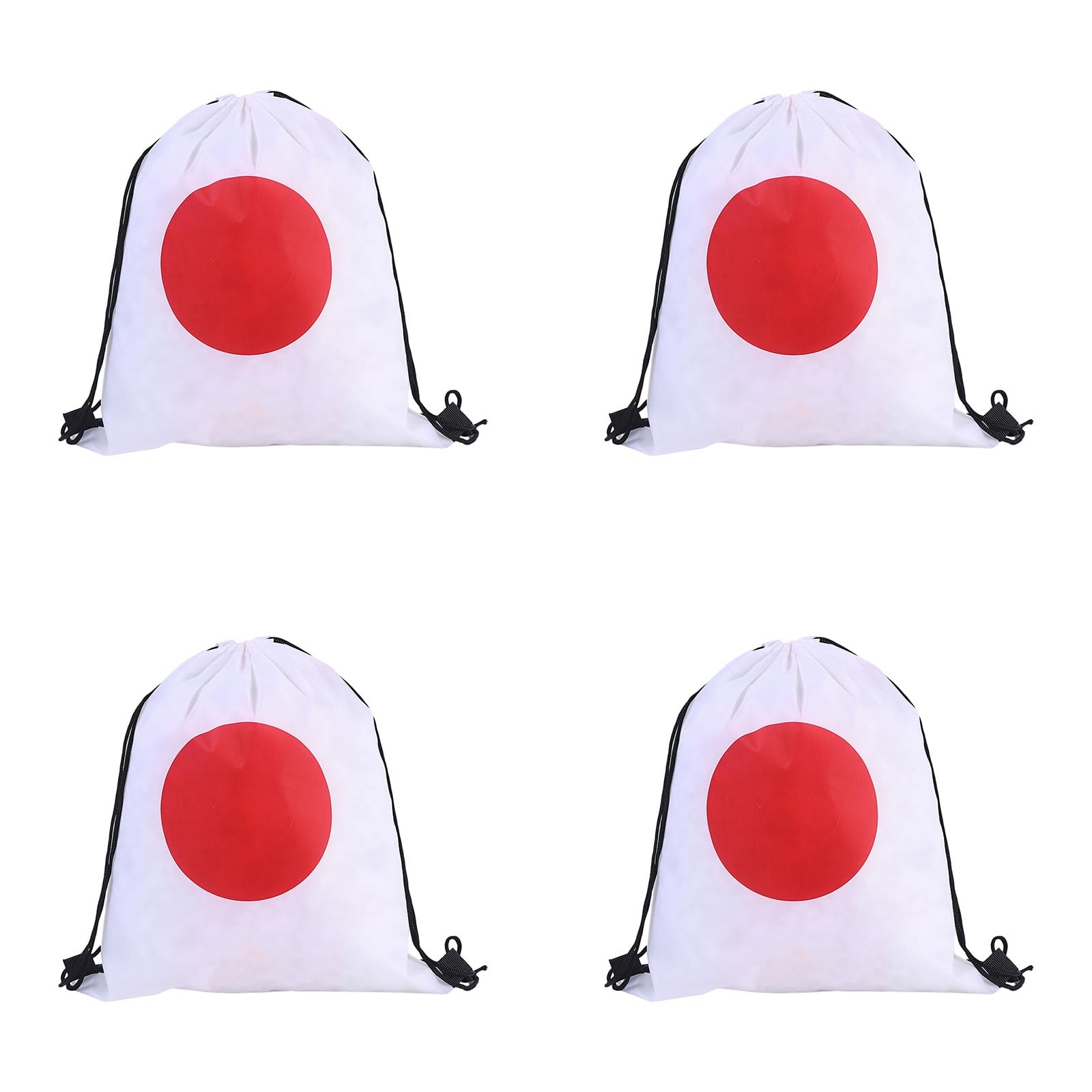 hogtnd Multipacks of 4 Sturdy Pockets with Flag Pattern Collectable Sports Bags for Sports Enthusiasts and User-friendly Shoppers Recyclable Flag Pockets